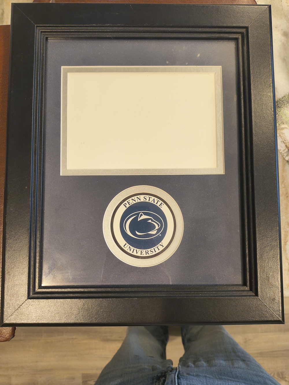 Black Penn State Graduation Frame